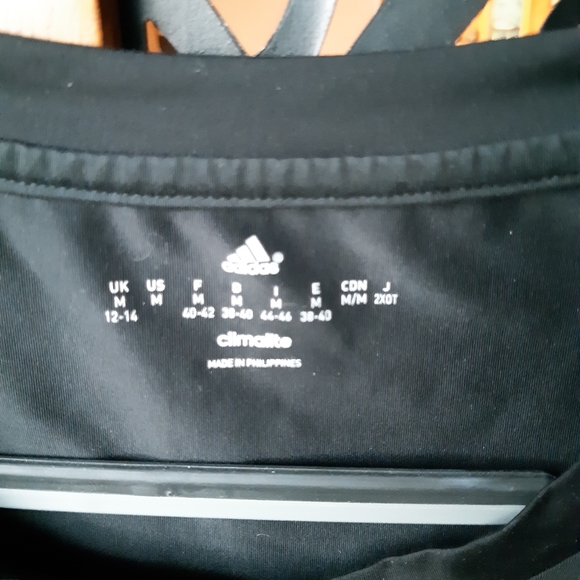 Sx M Adidas blk workout tshirt - Picture 3 of 3